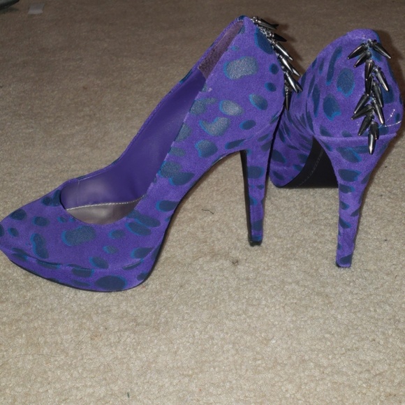 Rachel Roy suede platform stilettos NWT - Picture 7 of 8